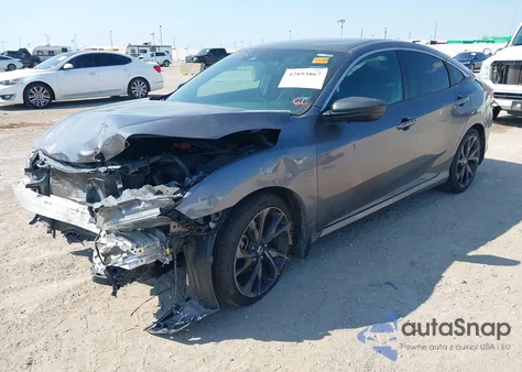 2019 Honda Civic Sport from USA, damaged, VIN 2HGFC2F8XKH500287